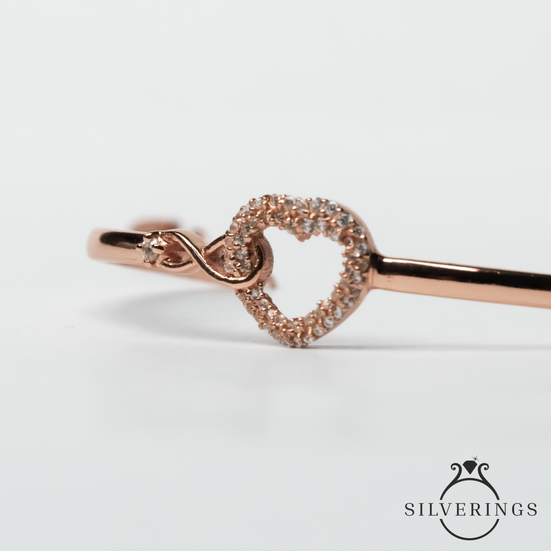 Love you till Infinity Rose Gold Bracelet