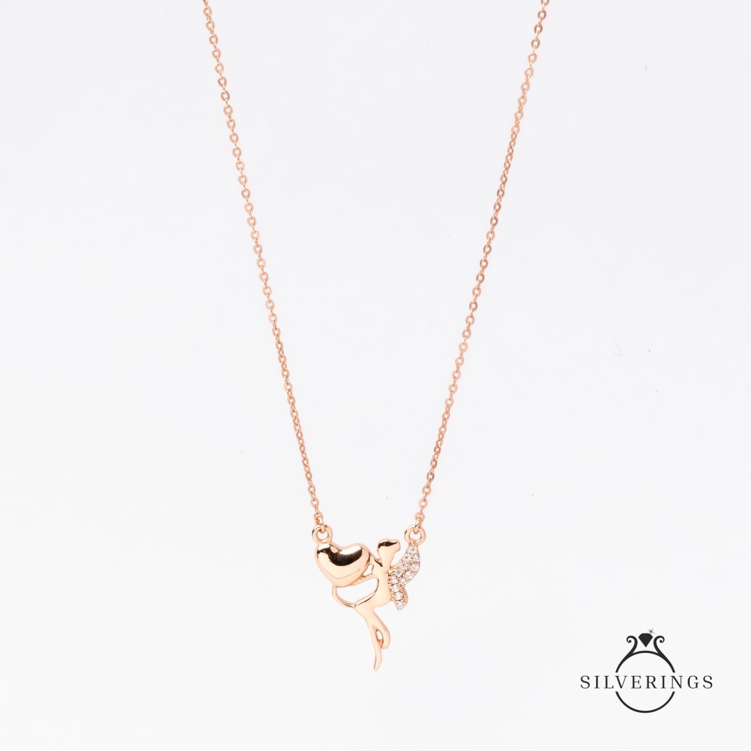 Carrying Your Heart Zircon Necklace - Silverings