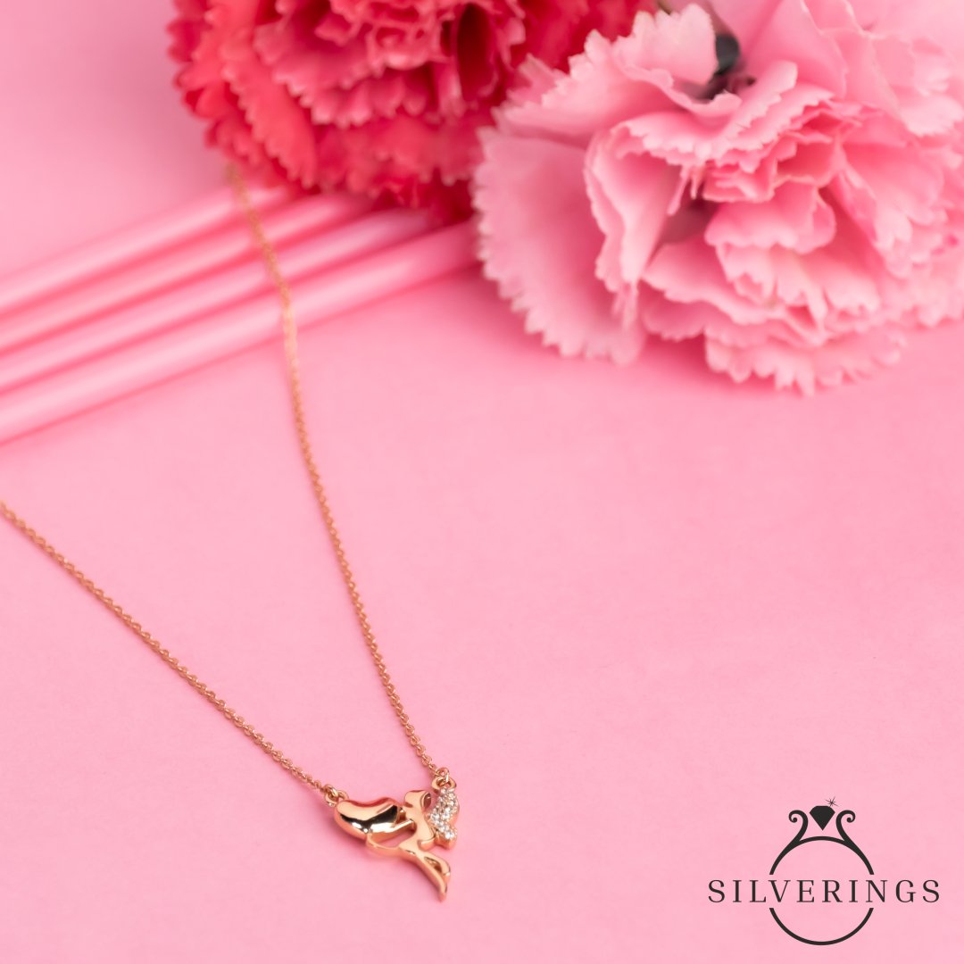 Carrying Your Heart Zircon Necklace - Silverings