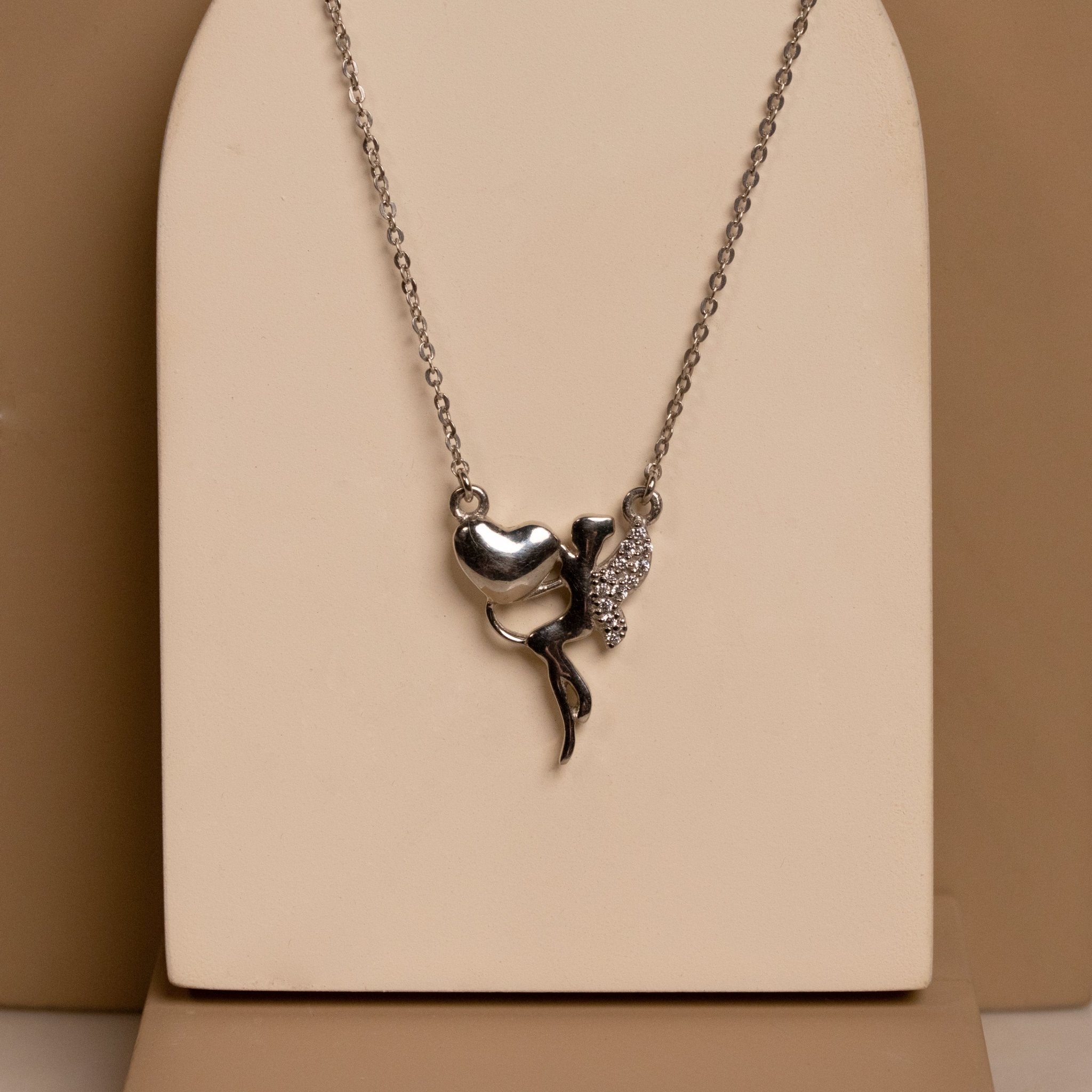 Carrying Your Heart Zircon Necklace - Silverings