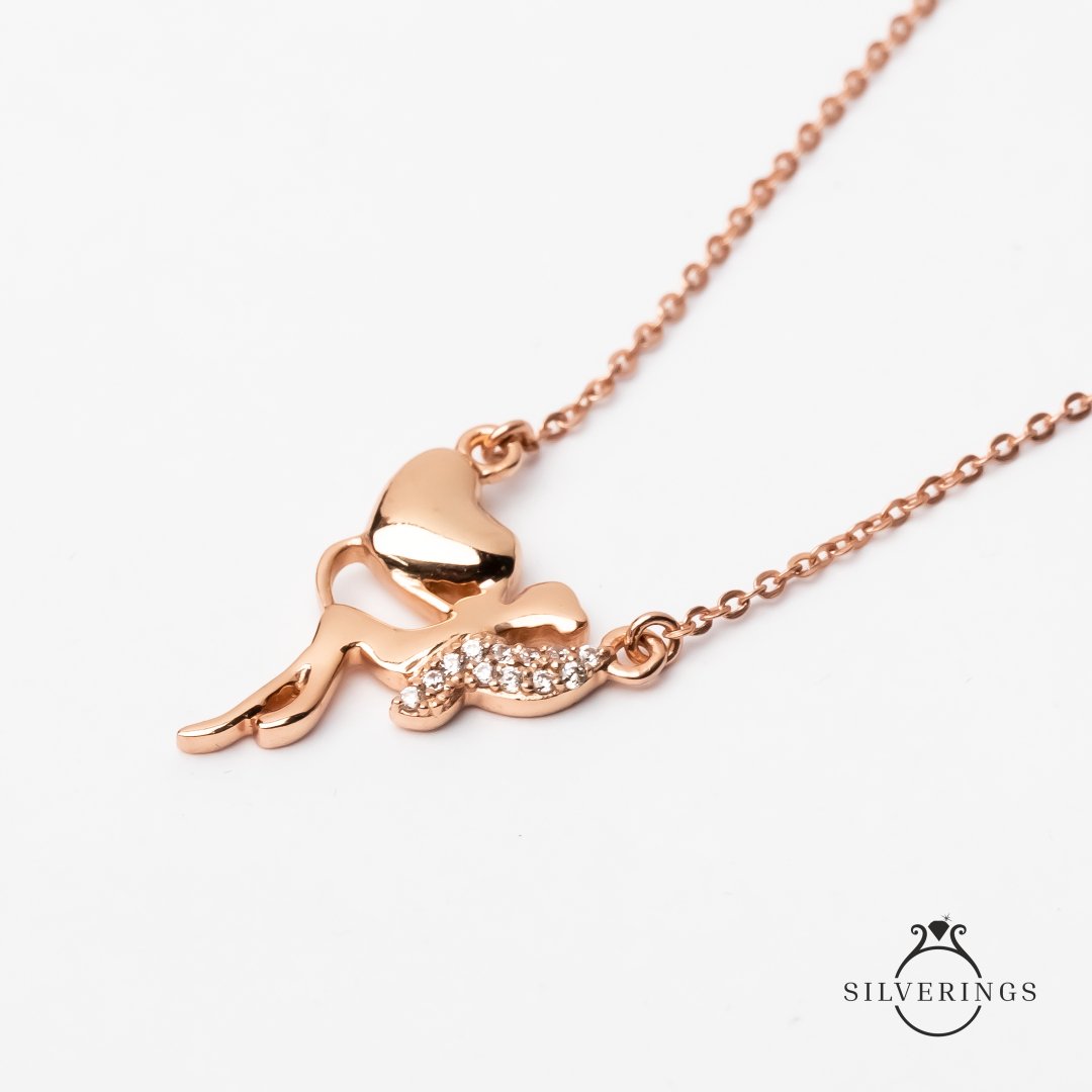 Carrying Your Heart Zircon Necklace - Silverings