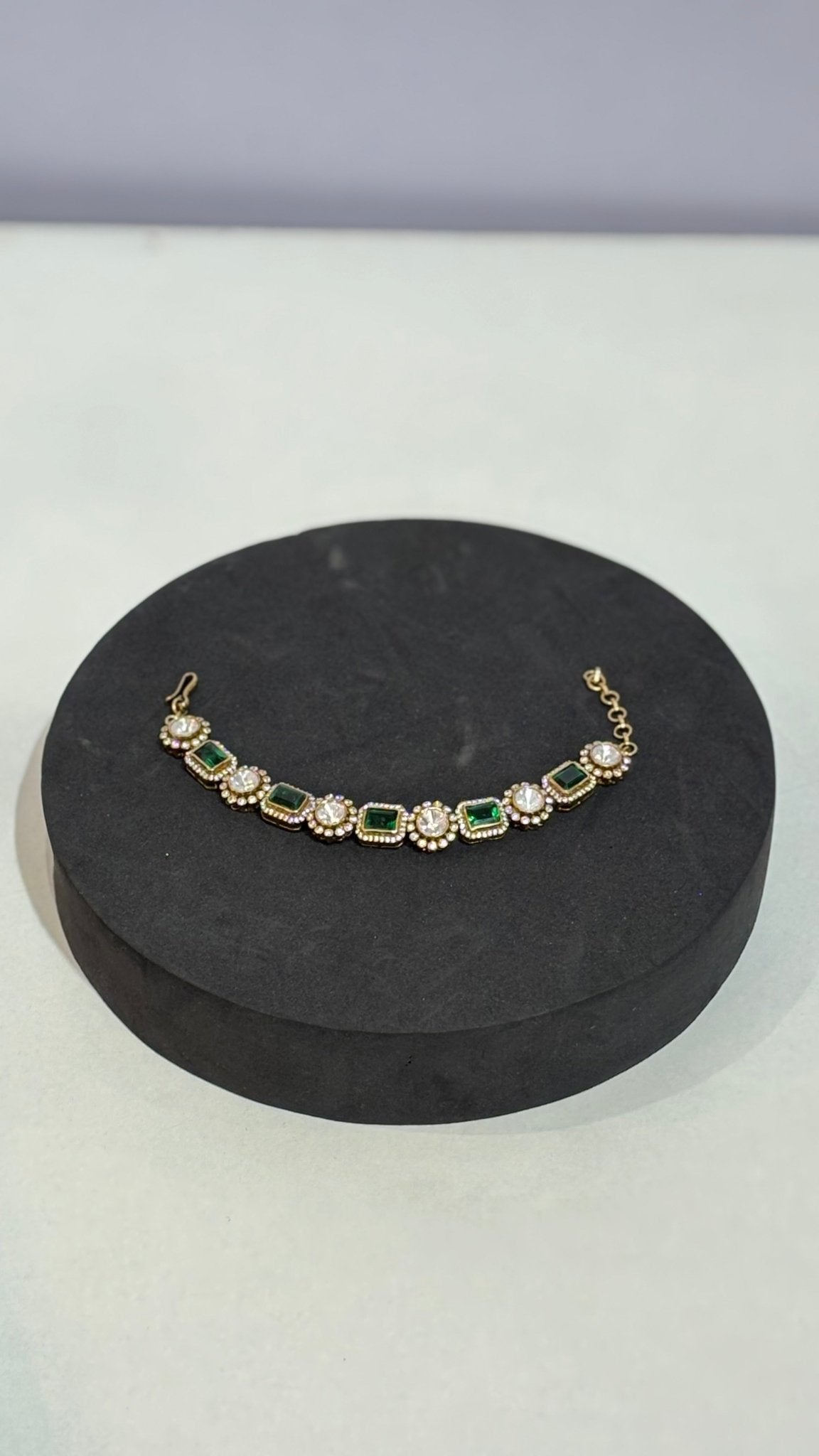 Emerald Grace Moissanite Bracelet - Silverings