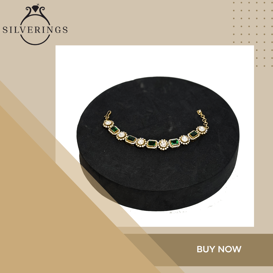 Emerald Grace Moissanite Bracelet - Silverings