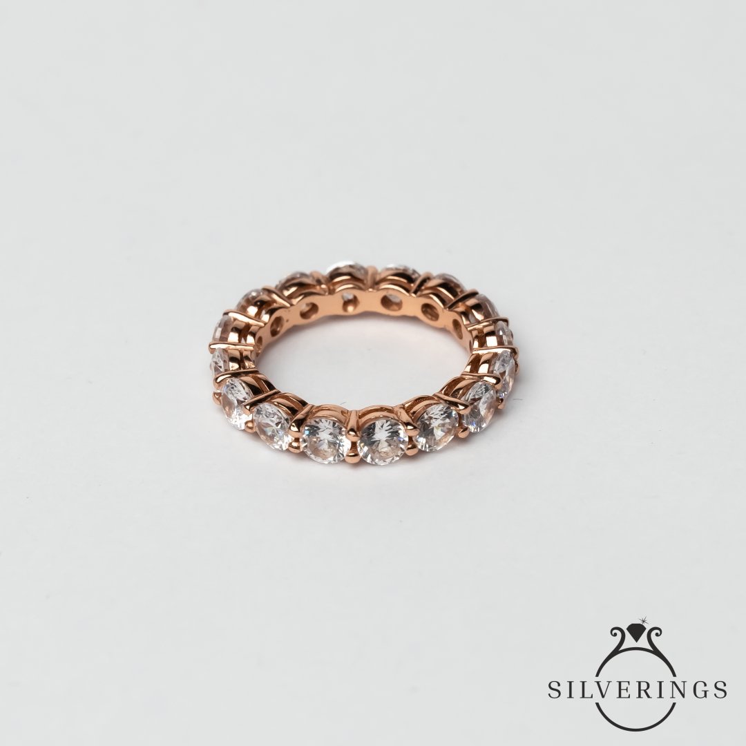 Glitter everywhere Zircon Ring - Silverings