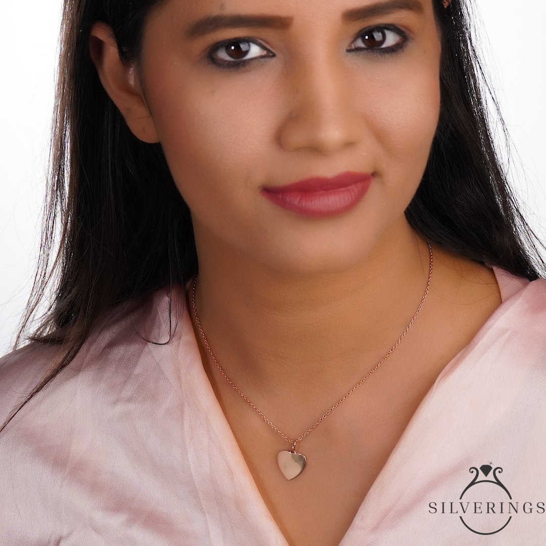 In my Heart Necklace - Silverings