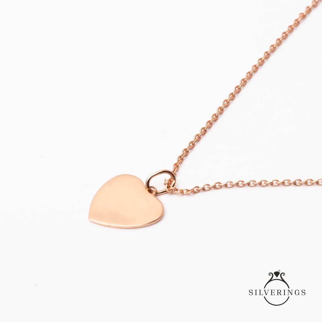 In my Heart Necklace - Silverings