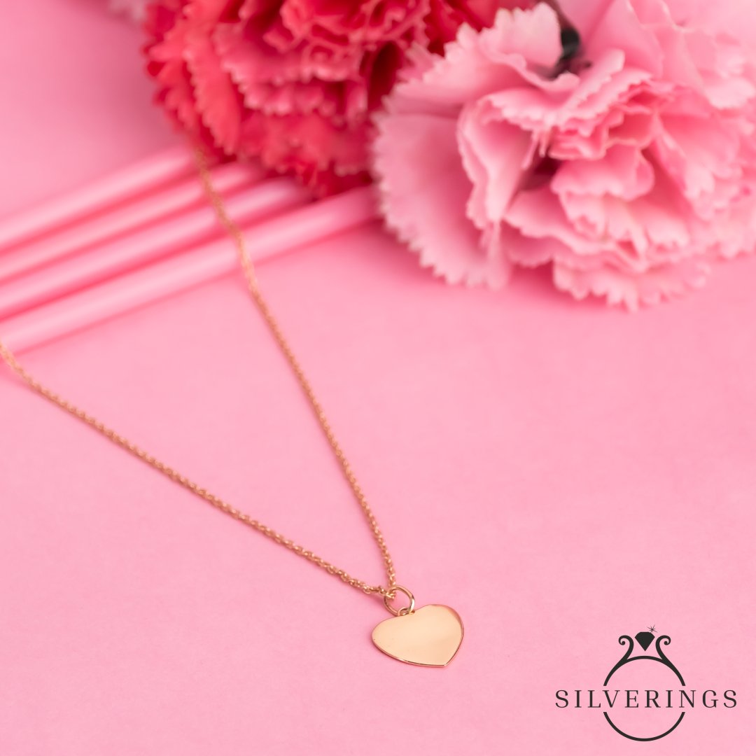 In my Heart Necklace - Silverings