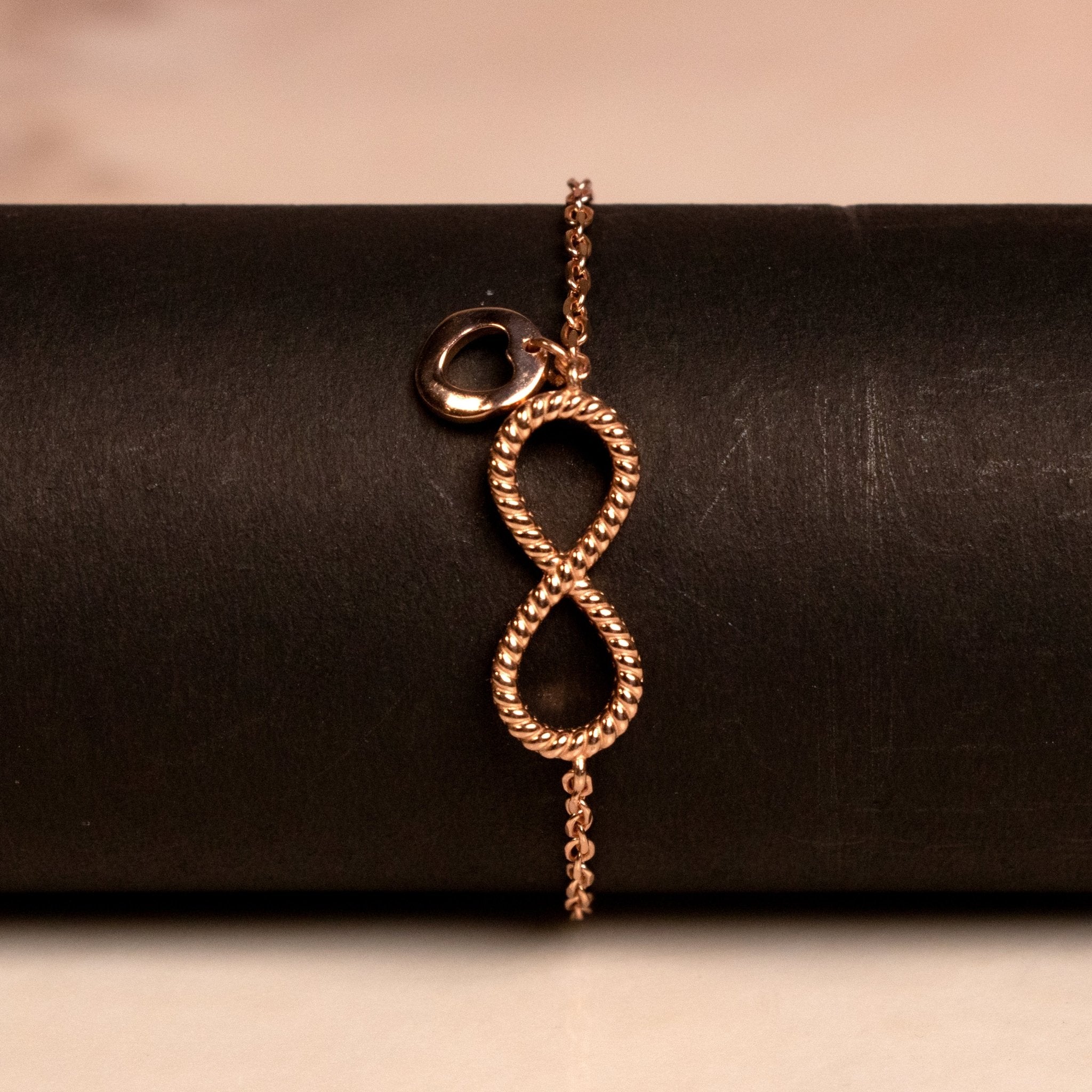 Infinity till Eternity Rose Gold Bracelet - Silverings