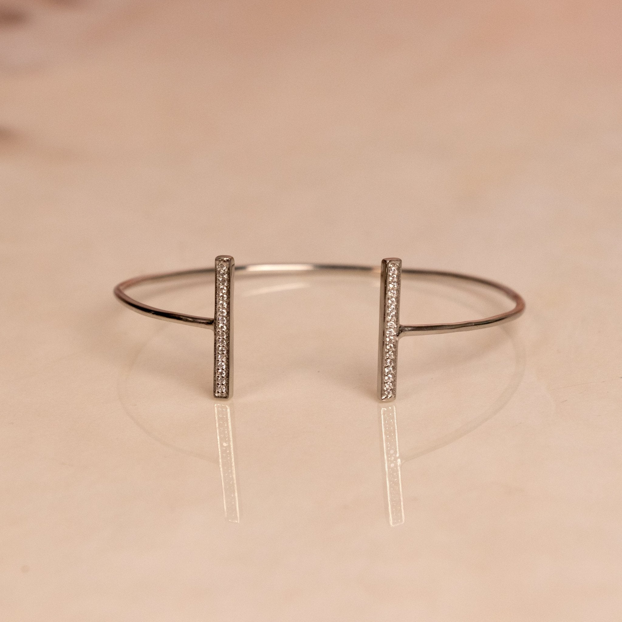 Mirror talk Silver Adjustbale Bracelet - Silverings