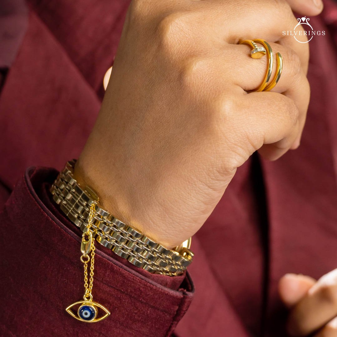 Nailed it 2.0 Gold Zircon Ring - Silverings