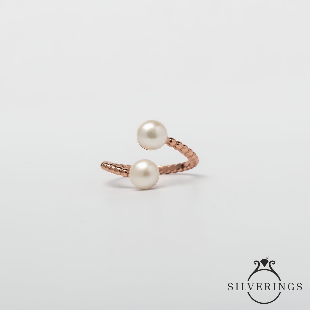 Pearl Right Ring - Silverings