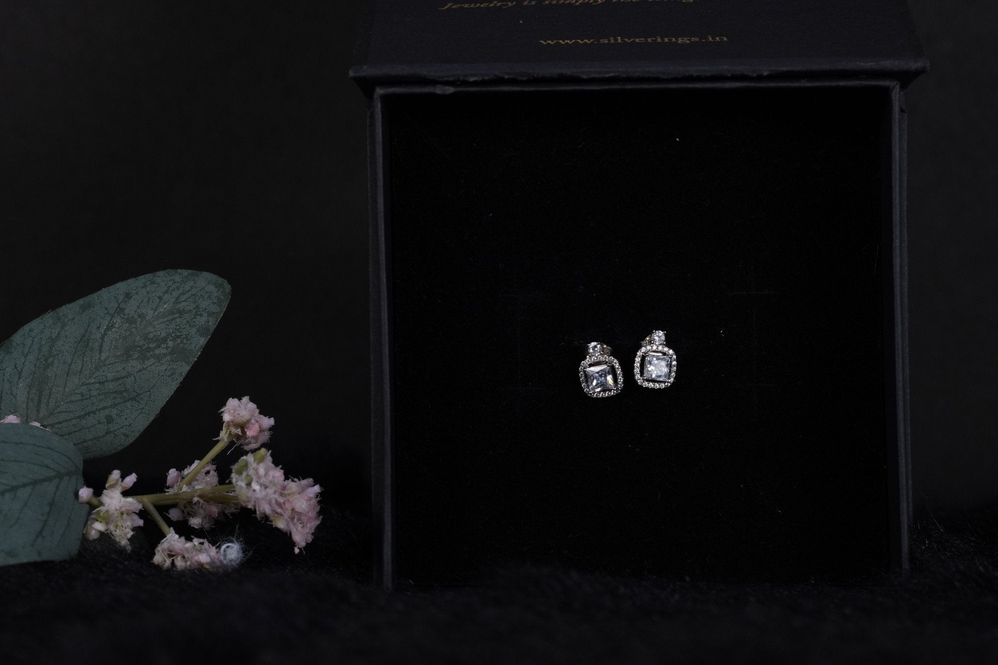 SILVERINGS 925 STERLING LOVE POTION SILVER EARRINGS - Silverings