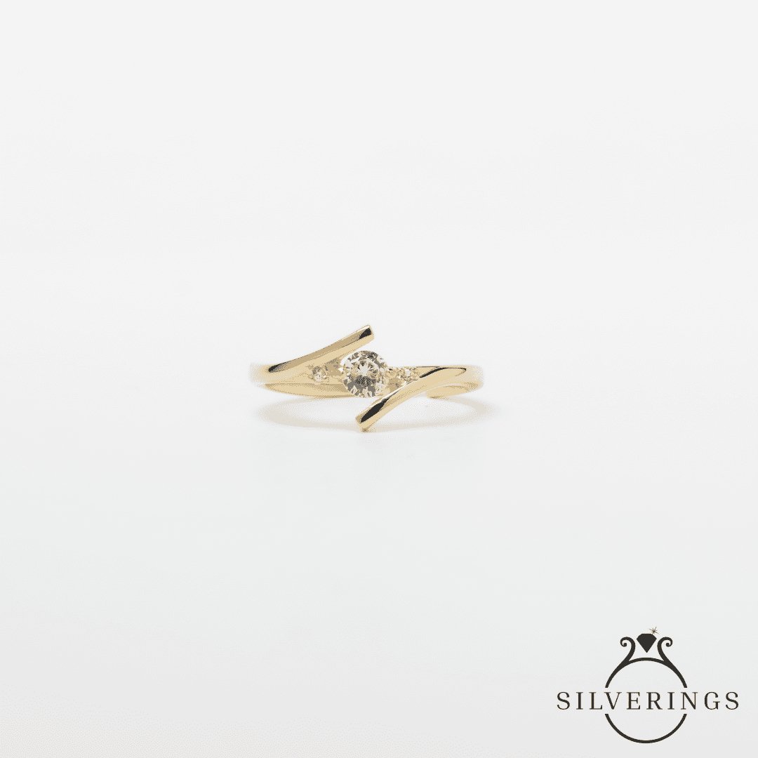 Solitaire Affair Zircon Ring - Silverings