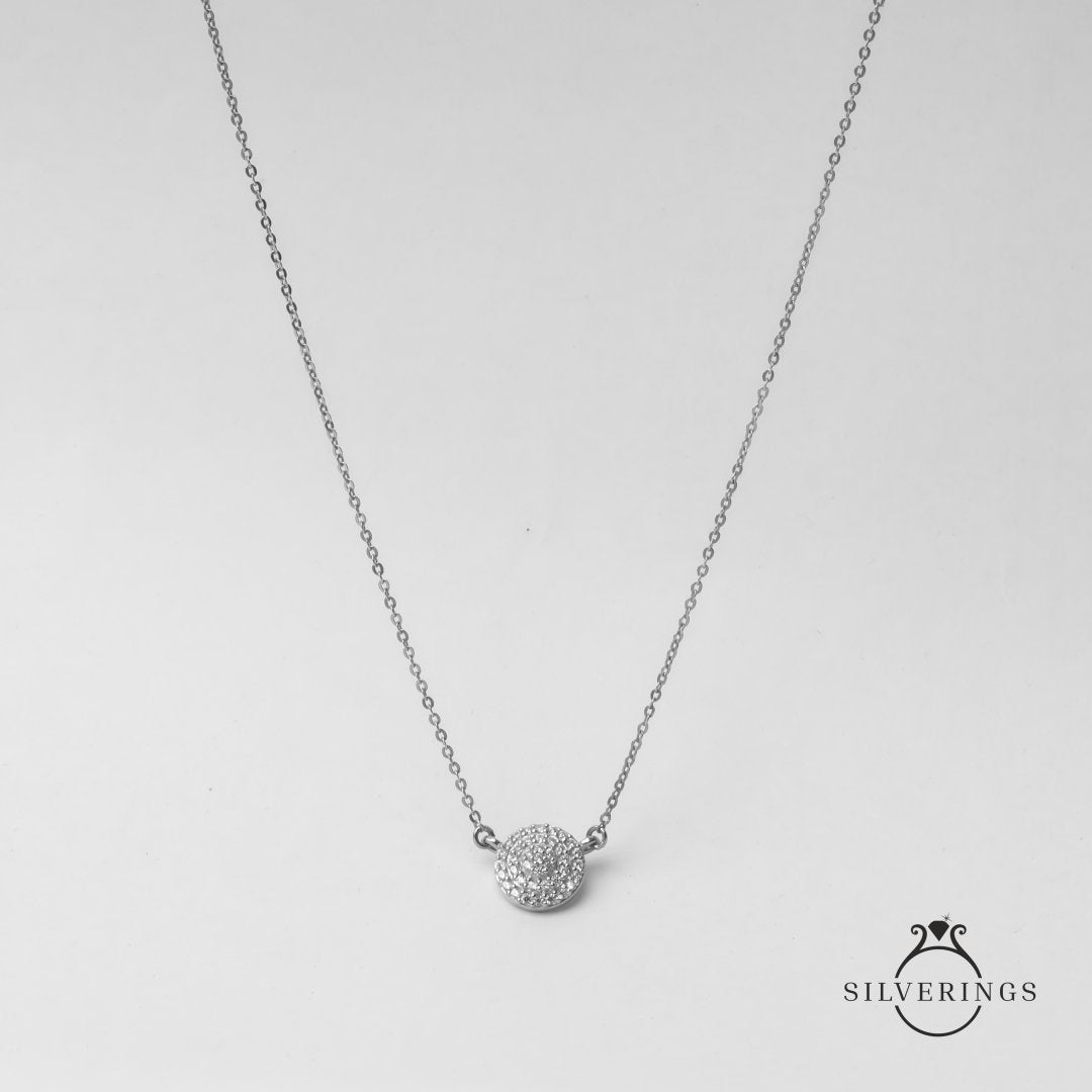 Solitiare Queen Gold Necklace - Silverings