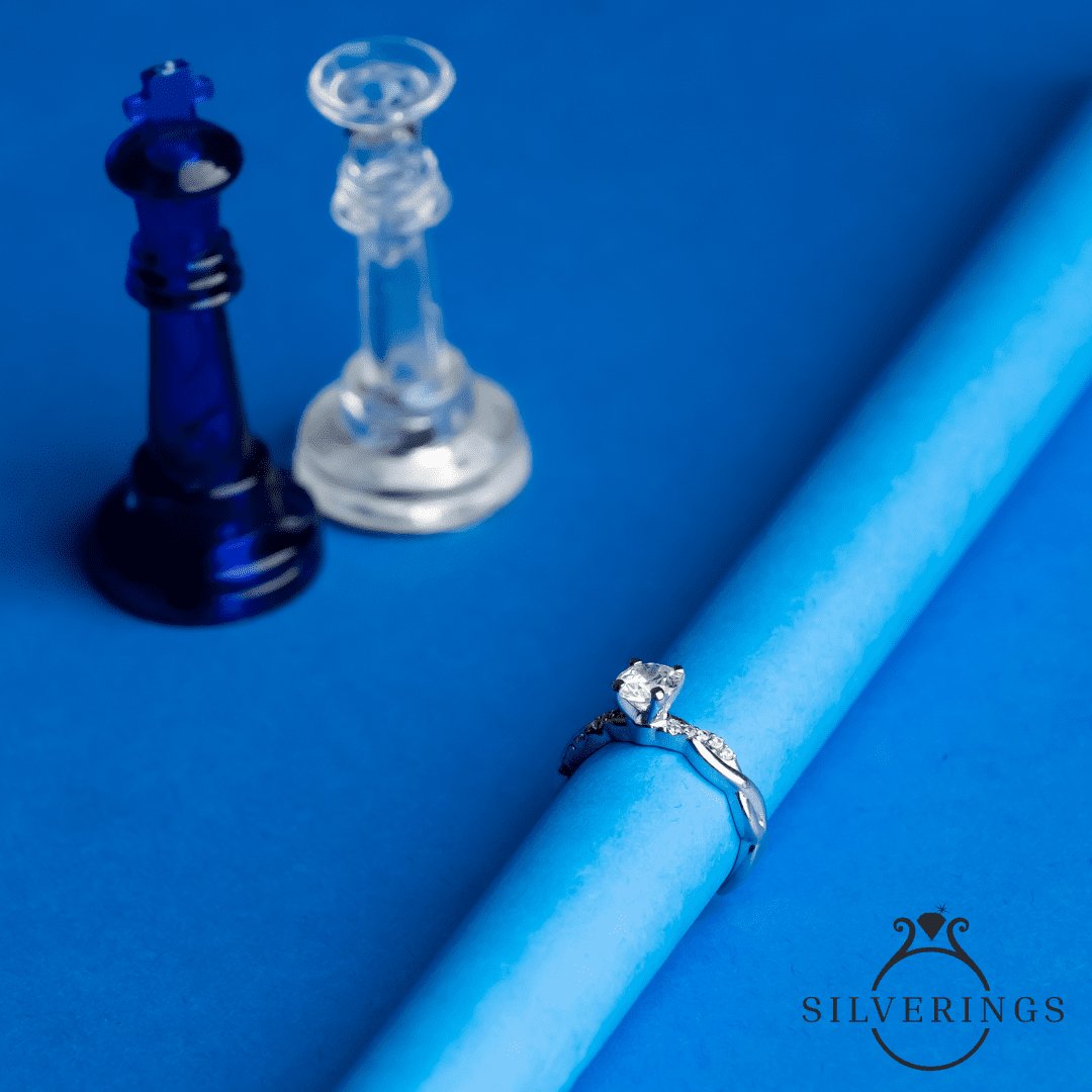 Sparkle on Sunshine Gold Zircon Ring - Silverings