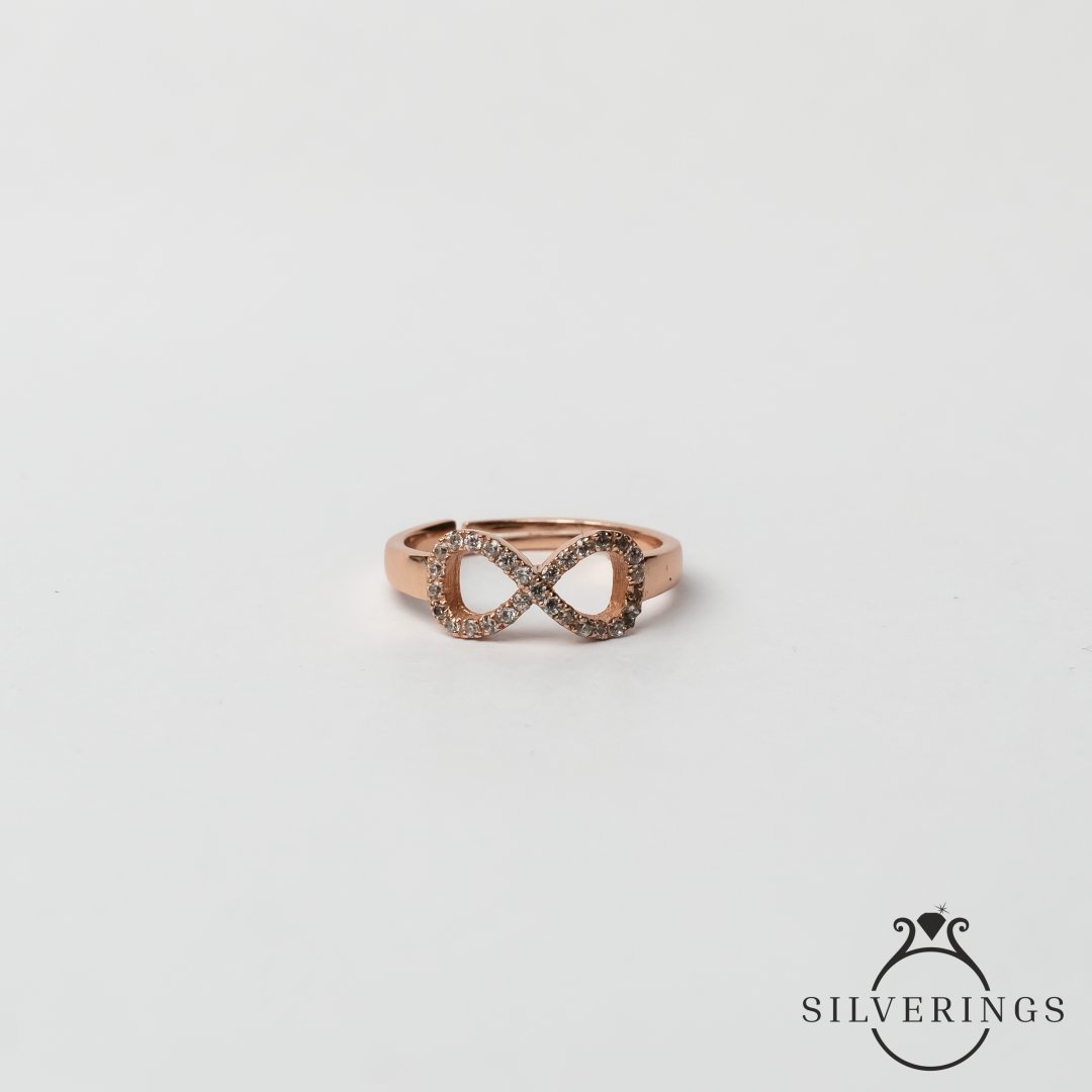 Sparkle till infinity Zircon Ring - Silverings
