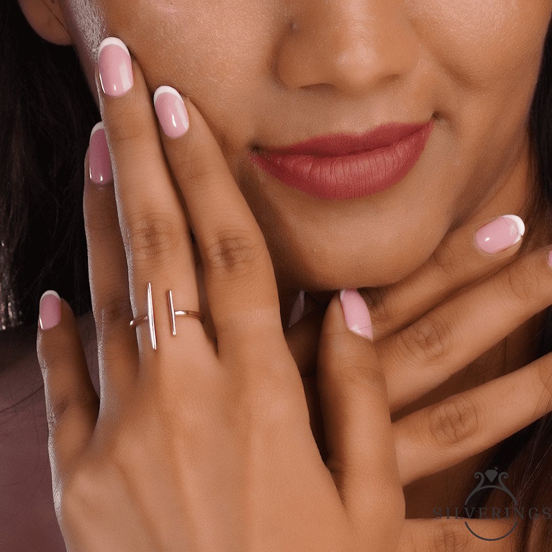 Stand by me Adjustable Ring - Silverings