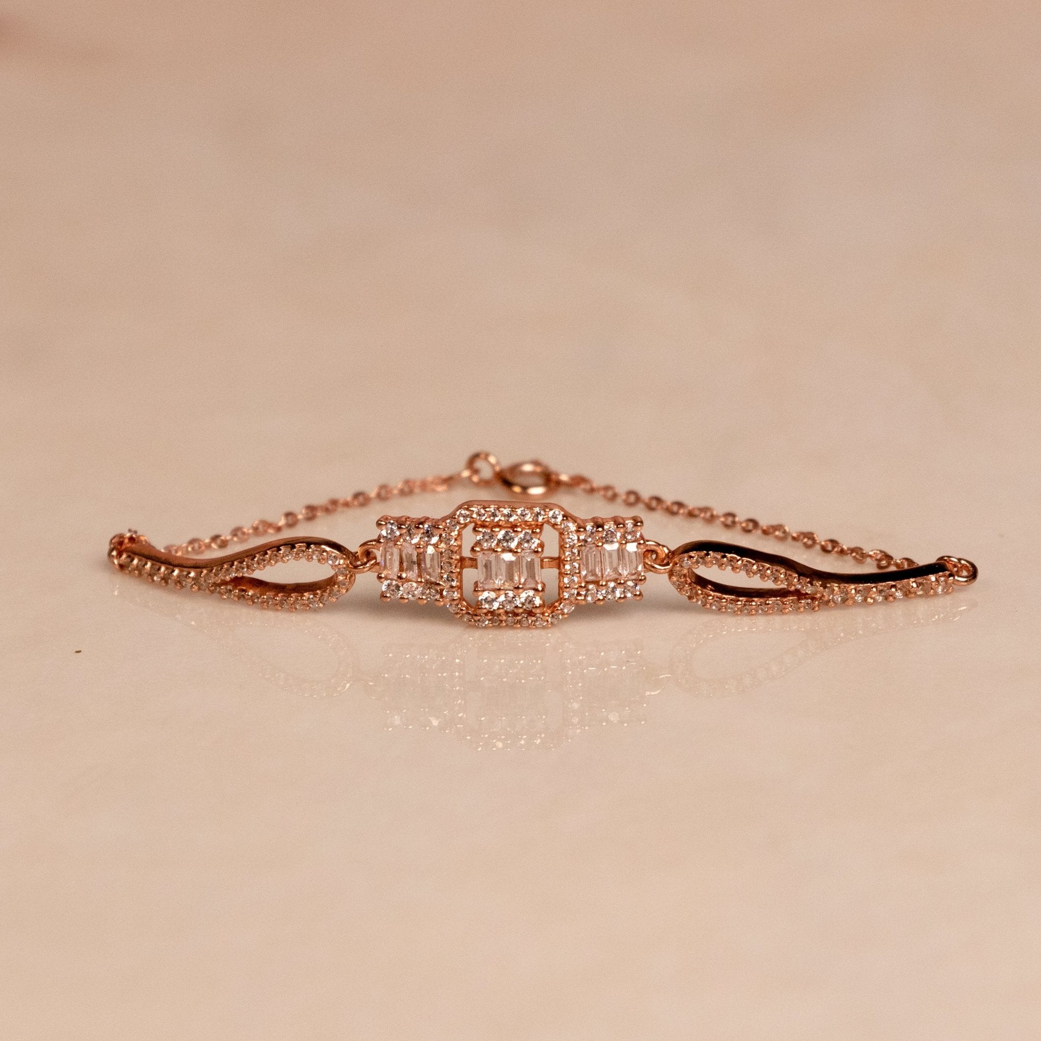 The One Rose Gold Bracelet - Silverings