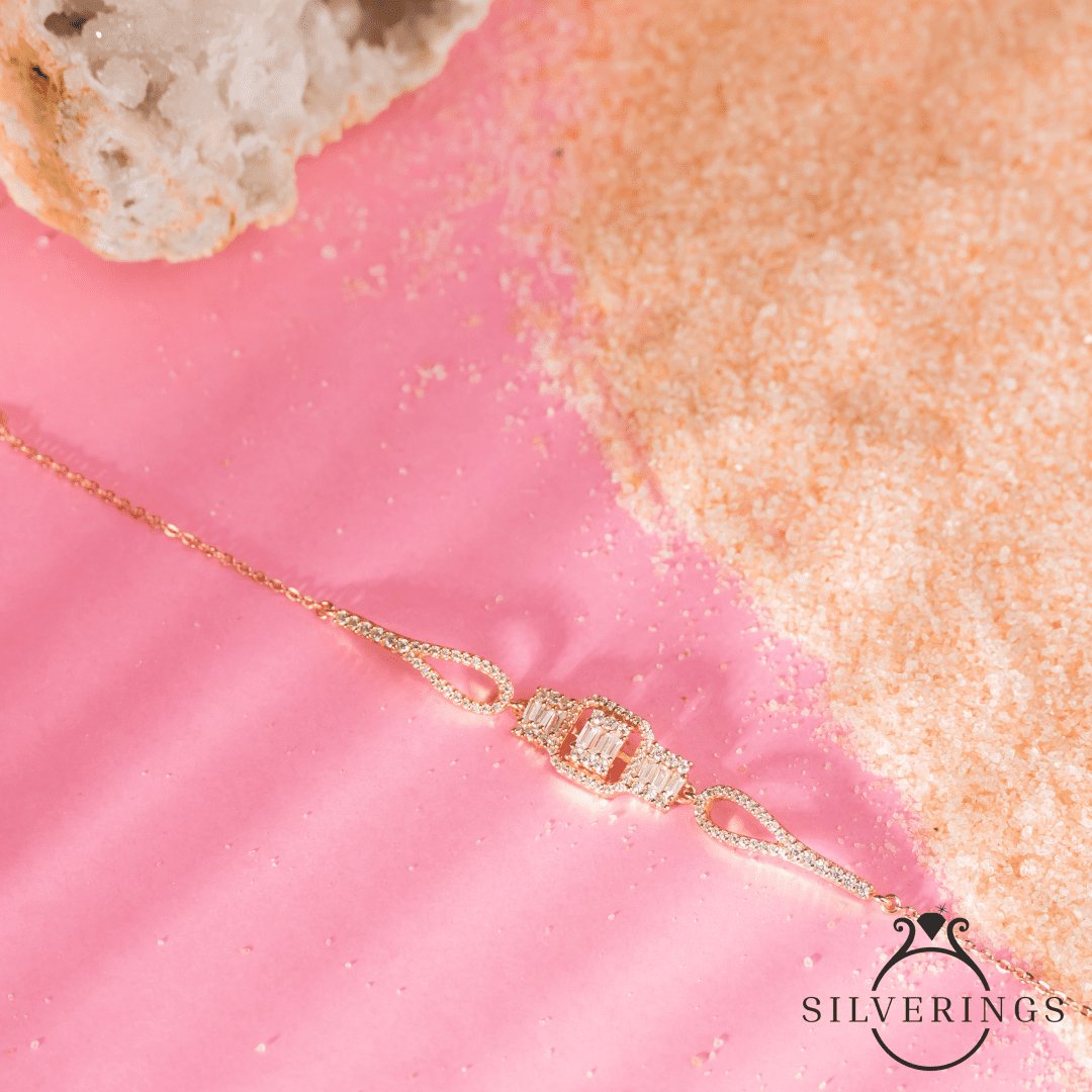 The One Rose Gold Bracelet - Silverings