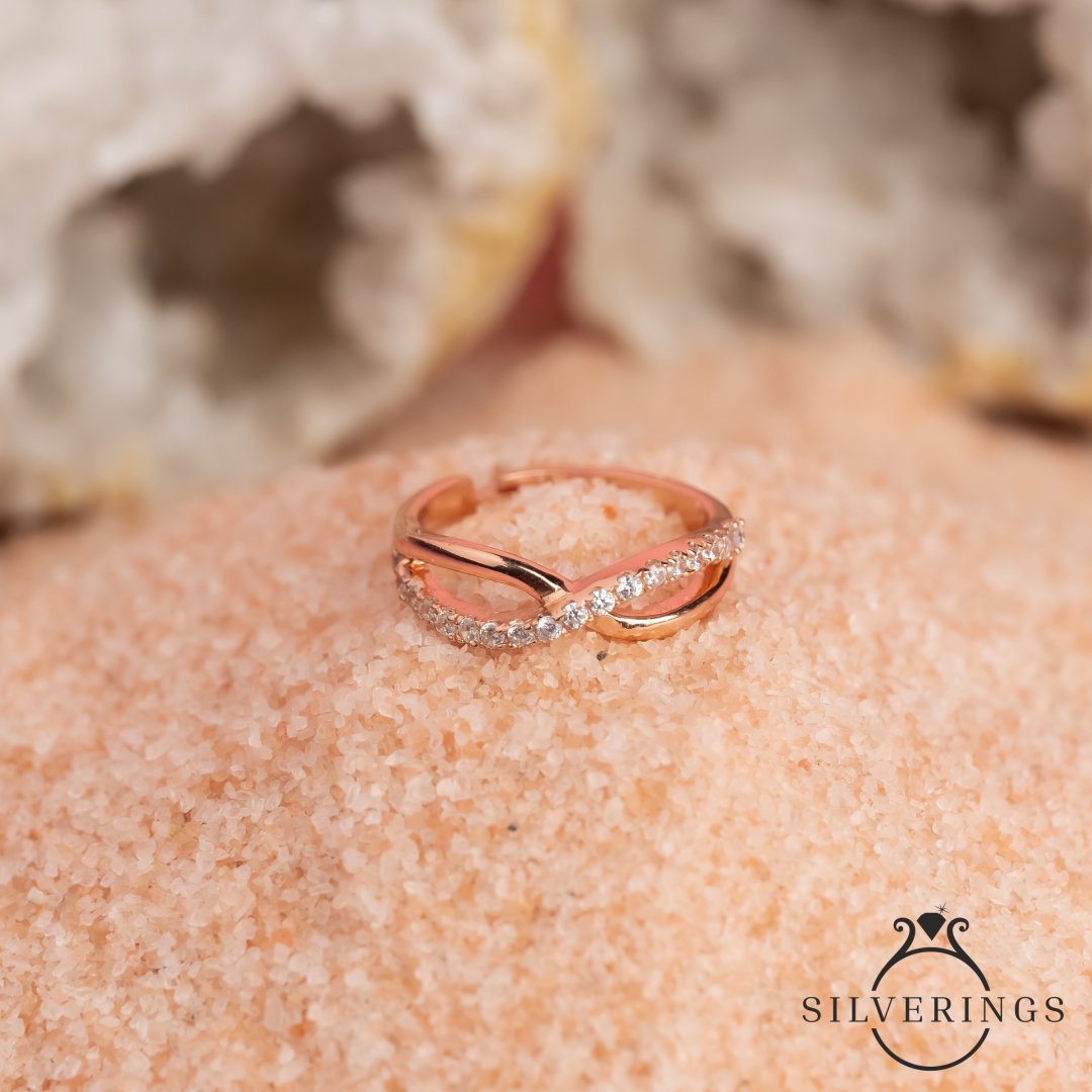 Until Infinity Zircon Ring - Silverings