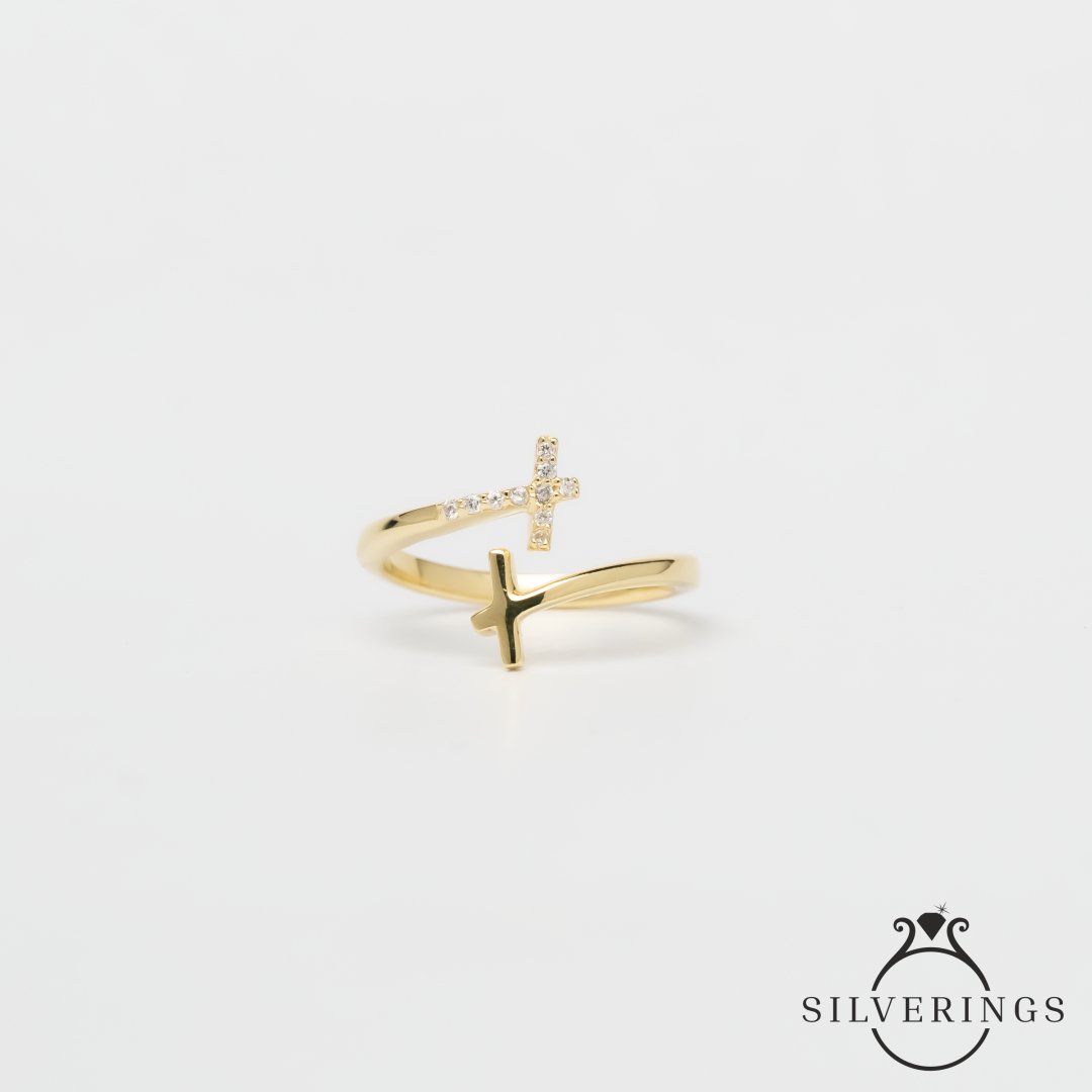 Bless me God Gold Ring - Silverings