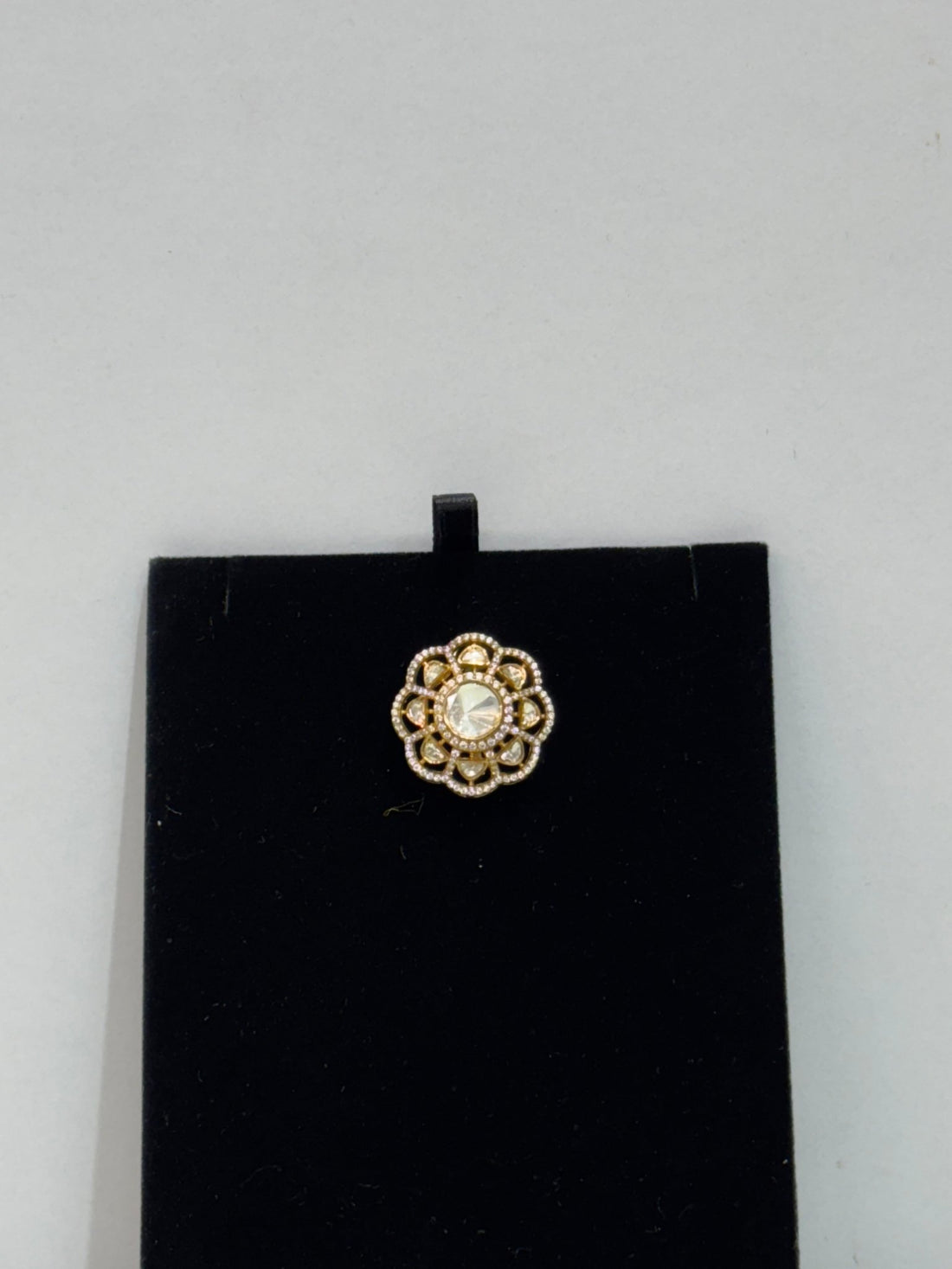 Classic Floral Moissanite Pendant - Silverings