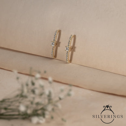 Divine Glamour Earrings - Silverings