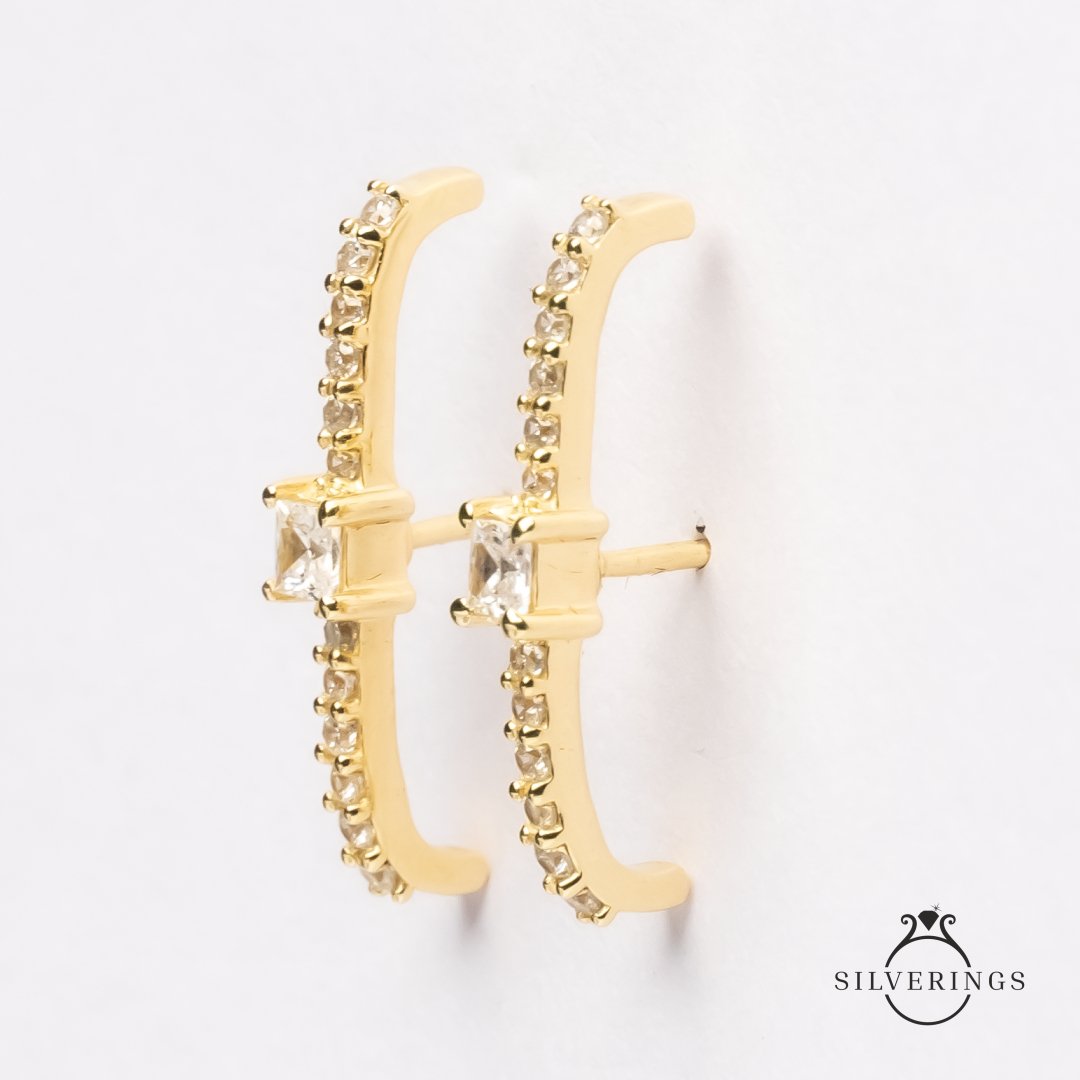 Divine Glamour Earrings - Silverings