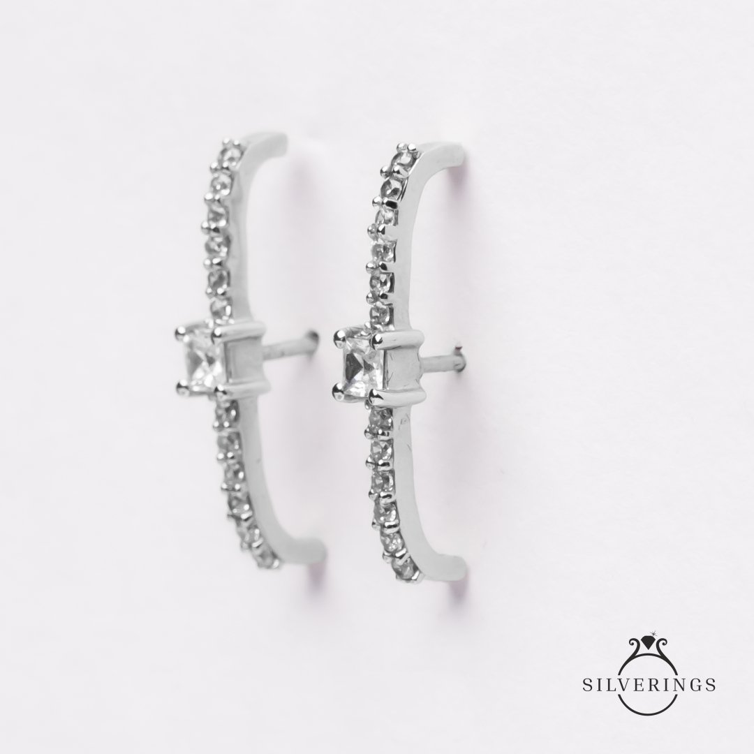 Divine Glamour Earrings - Silverings