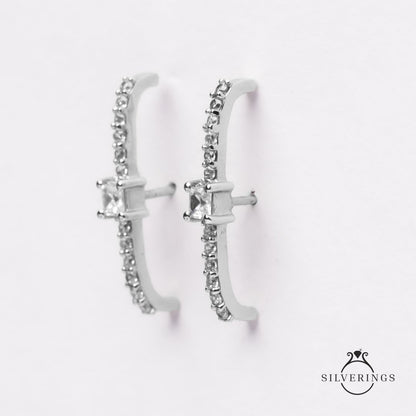 Divine Glamour Earrings - Silverings