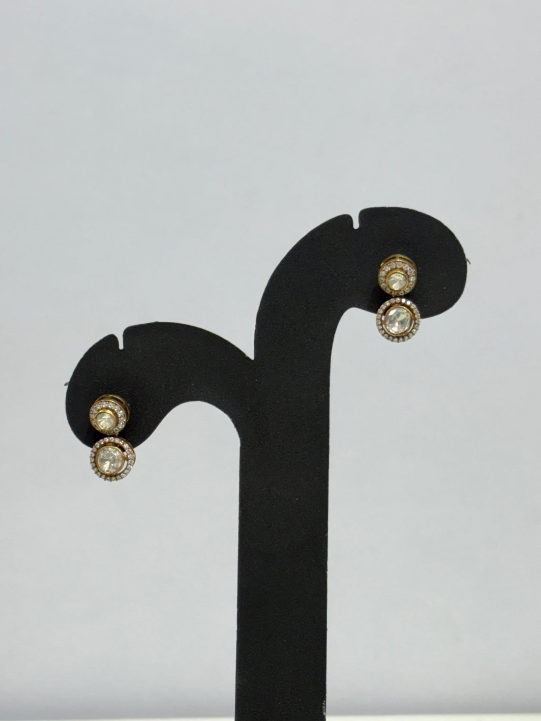 Dual Circle Moissanite Studs - Silverings