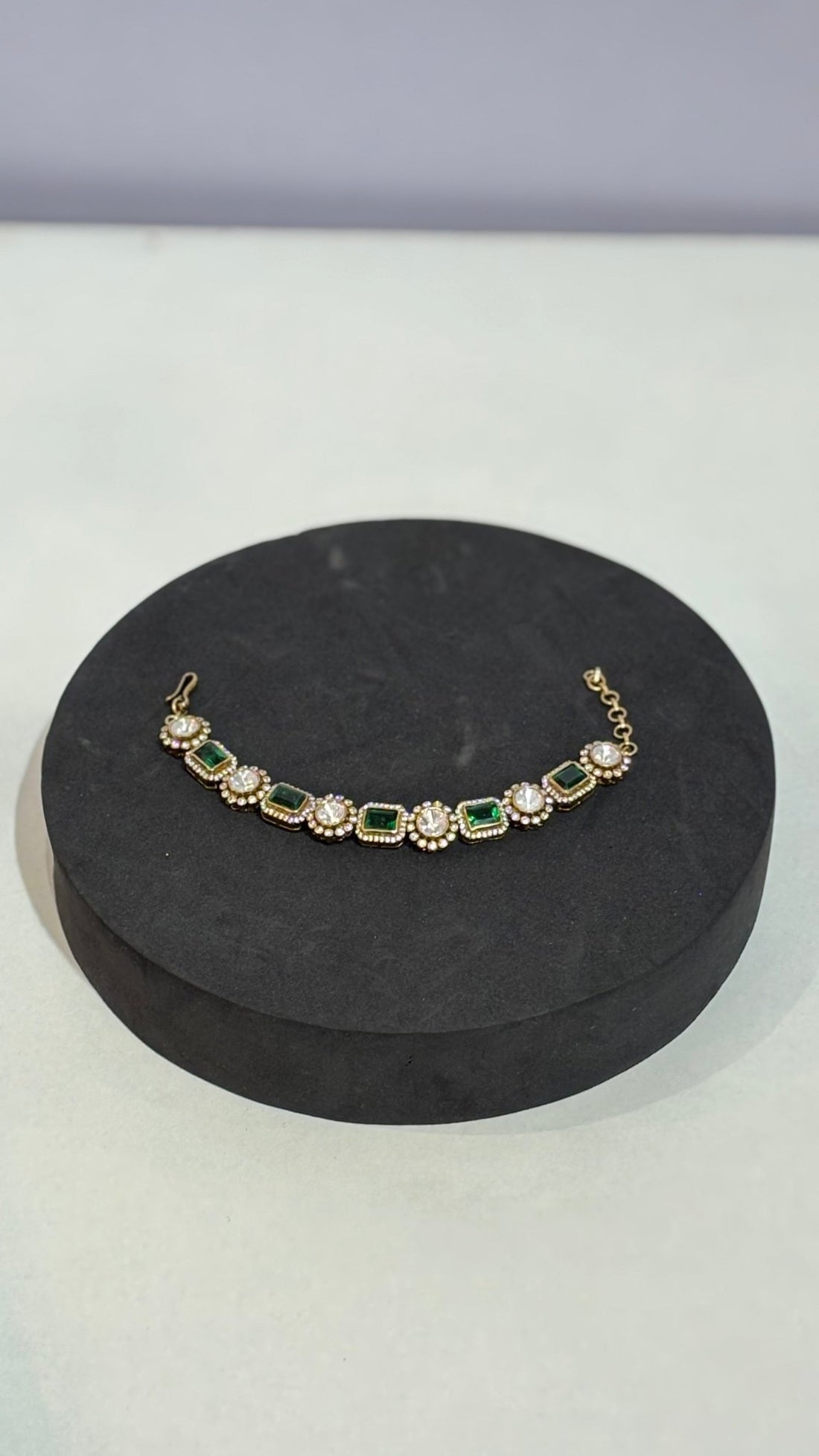 Emerald Grace Moissanite Bracelet - Silverings