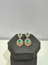 Emerald Moissanite Chandbali Earrings - Silverings