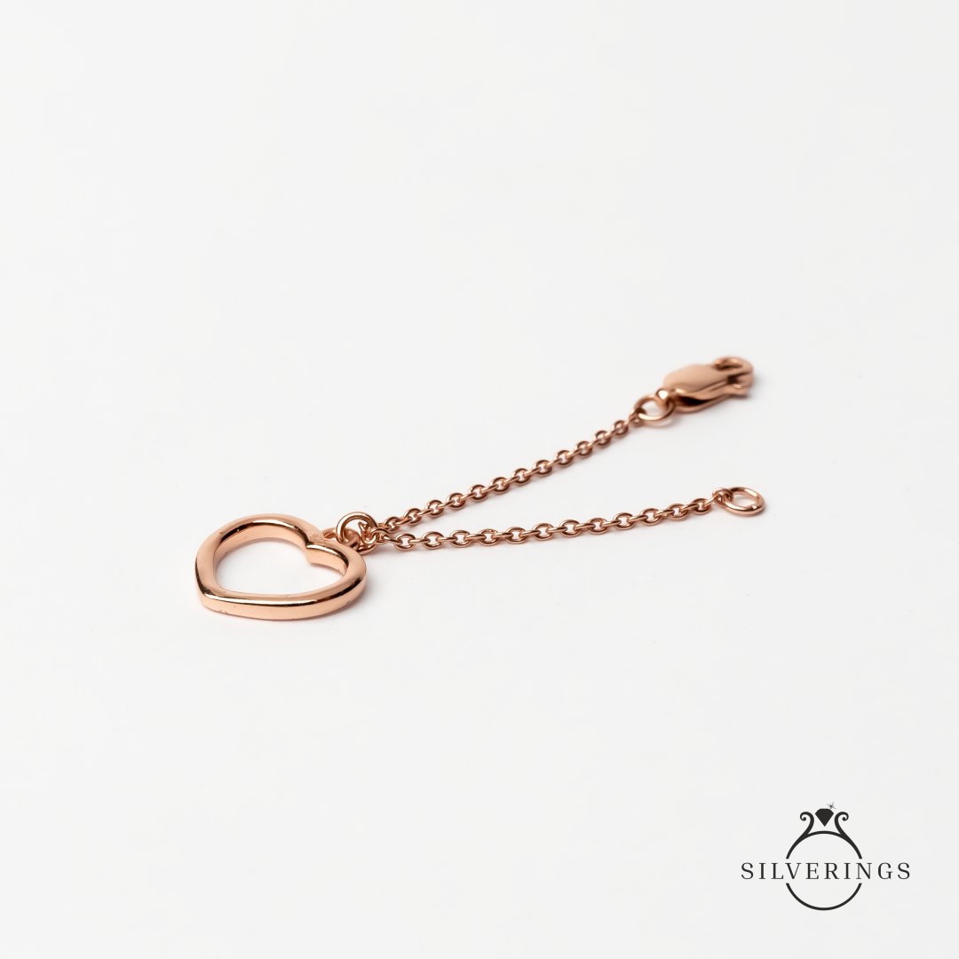 Heart Watch Charm - Silverings