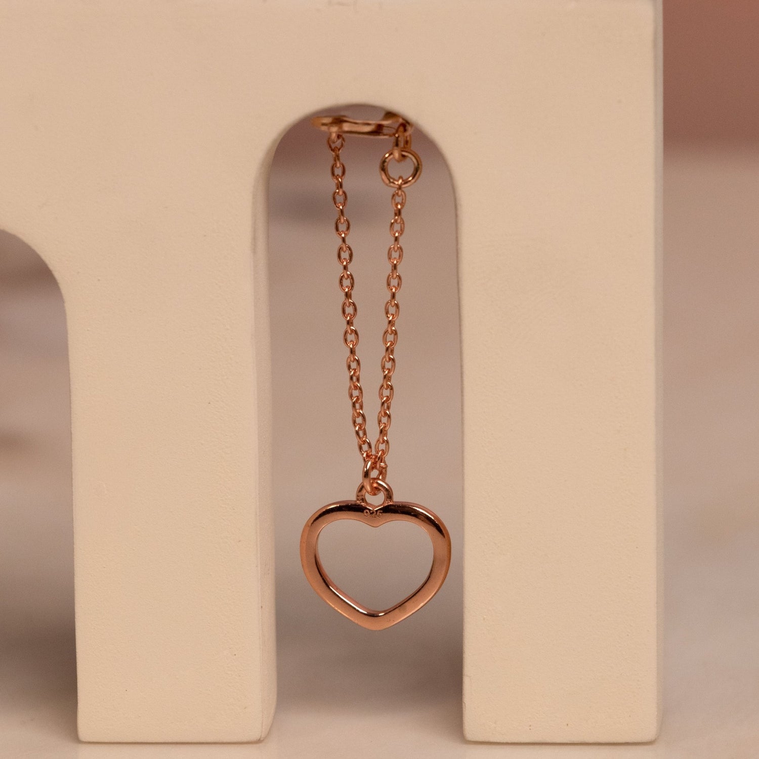 Heart Watch Charm - Silverings