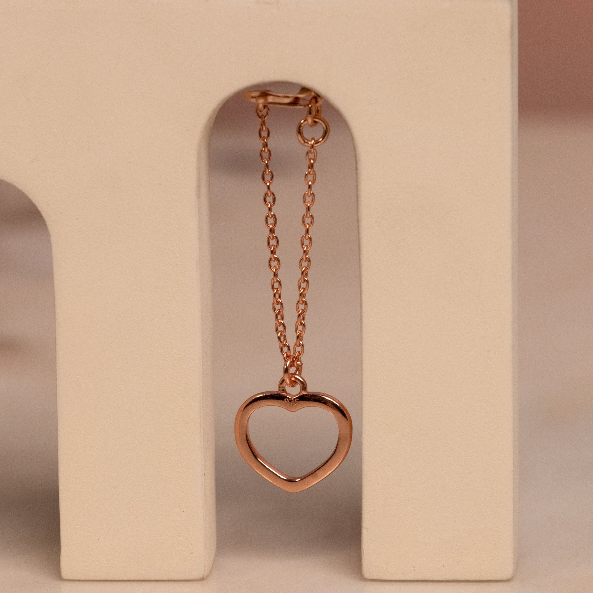 Heart Watch Charm - Silverings
