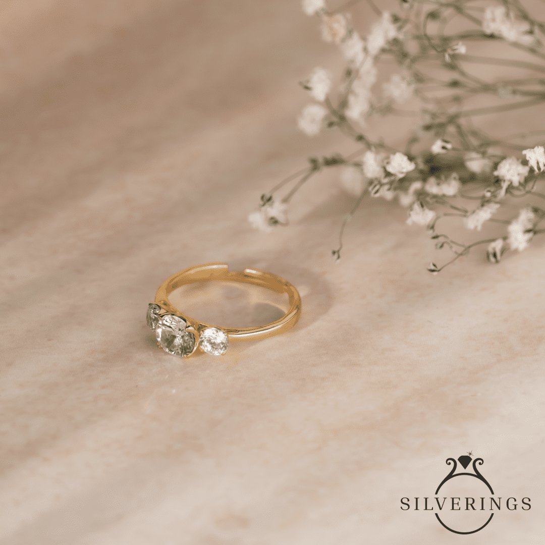 Love you 3000 Solitaire Ring - Silverings