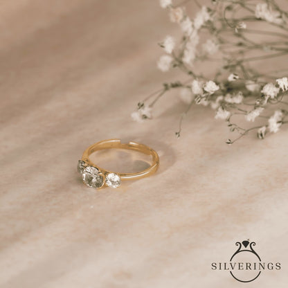 Love you 3000 Solitaire Ring - Silverings