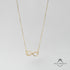 Love you till Infinity Gold Necklace - Silverings