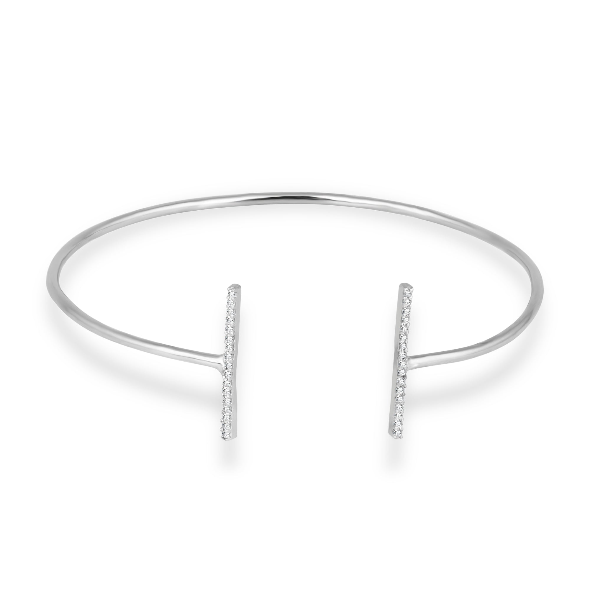 Mirror talk Silver Adjustbale Bracelet - Silverings