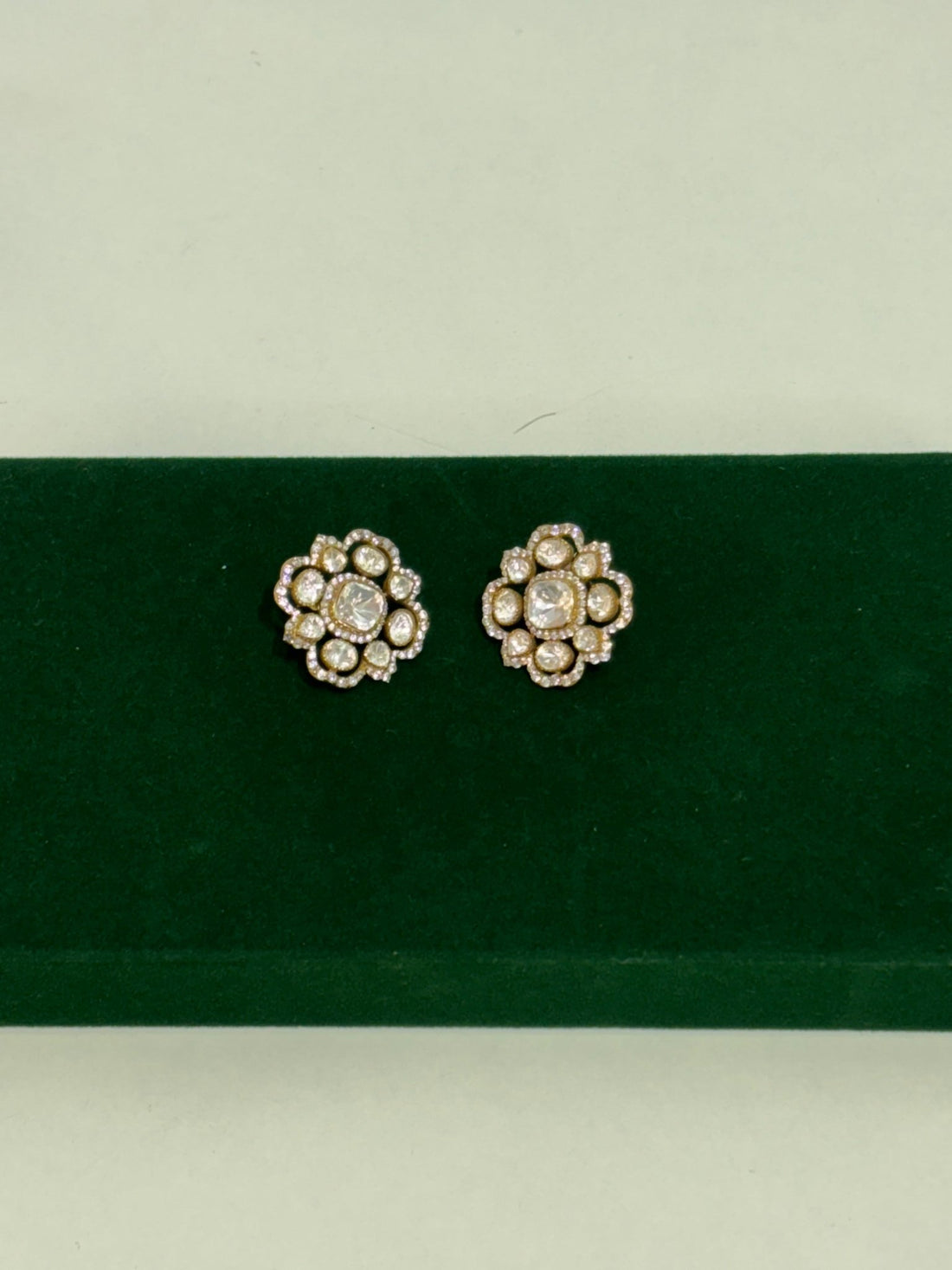 Moissanite Bloom Studs - Silverings