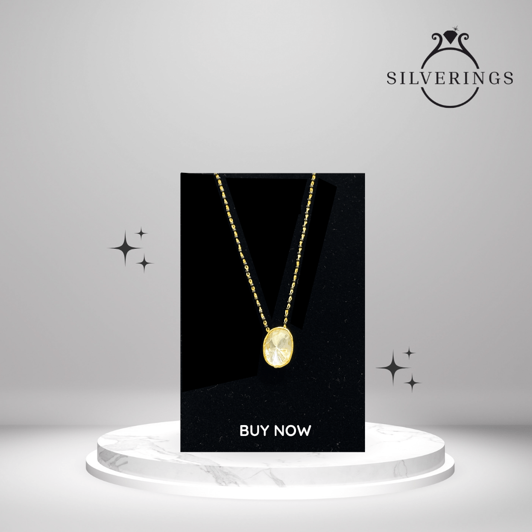 Moissanite Glow Solitaire Pendant - Silverings