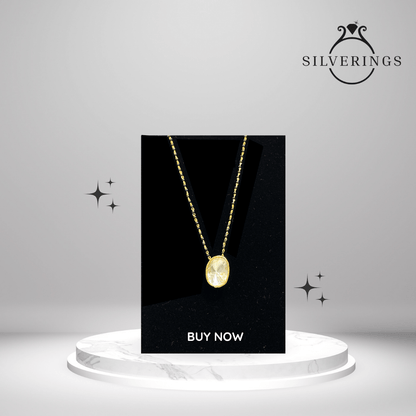 Moissanite Glow Solitaire Pendant - Silverings