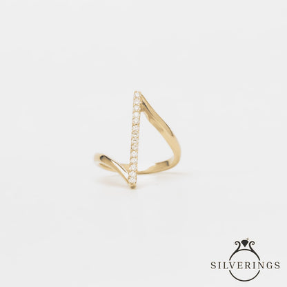 Music to my Ear Zircon Rings - Silverings
