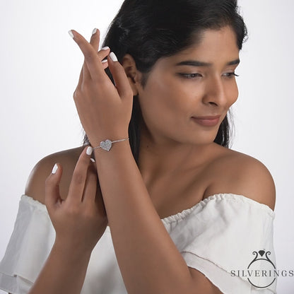 Silverings 925 Sterling  All that Glitters Heart
