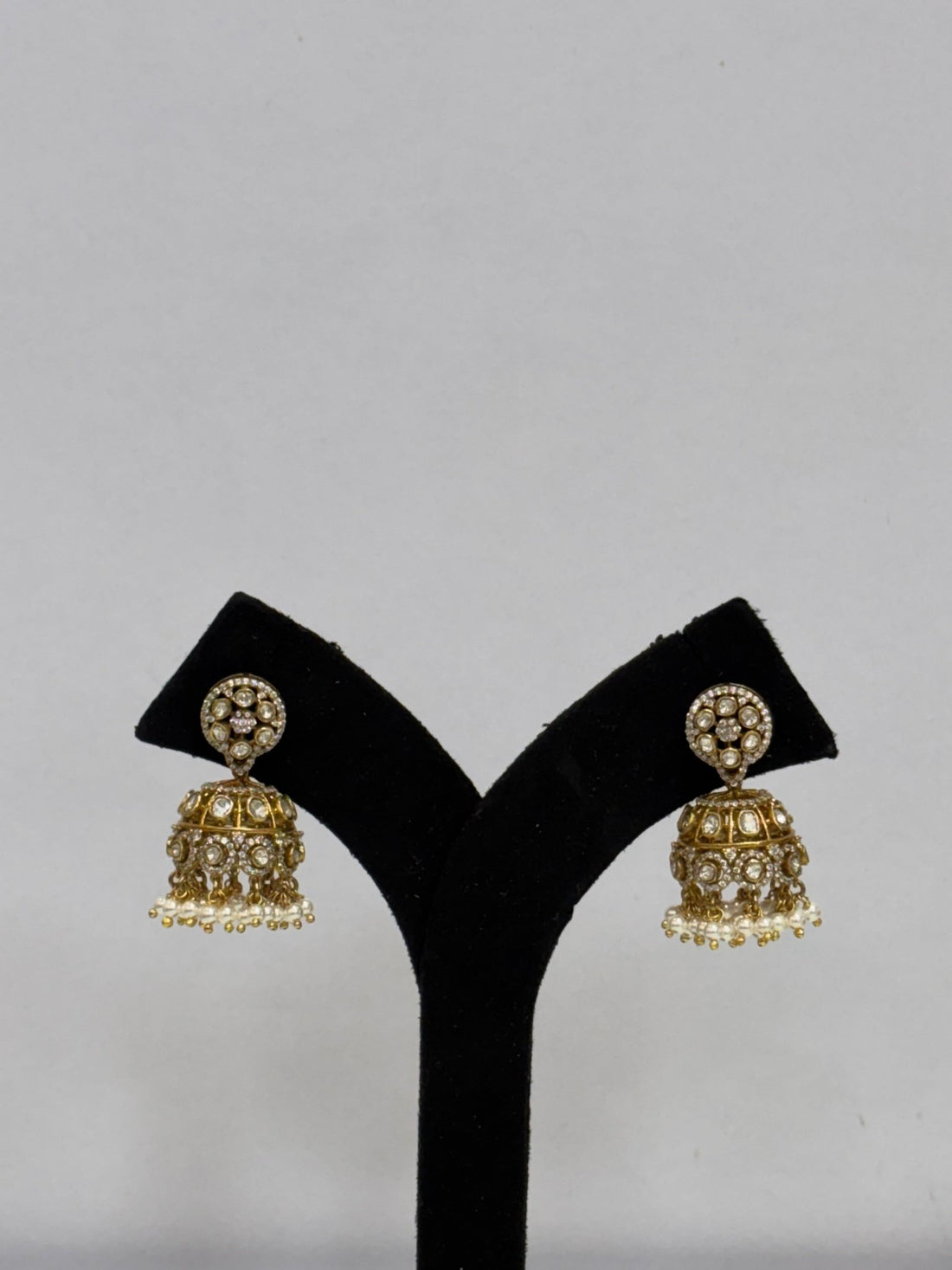 Radiant Moissanite Jhumka Earrings - Silverings