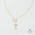 Rainbow Moonstone Gold Necklace - Silverings