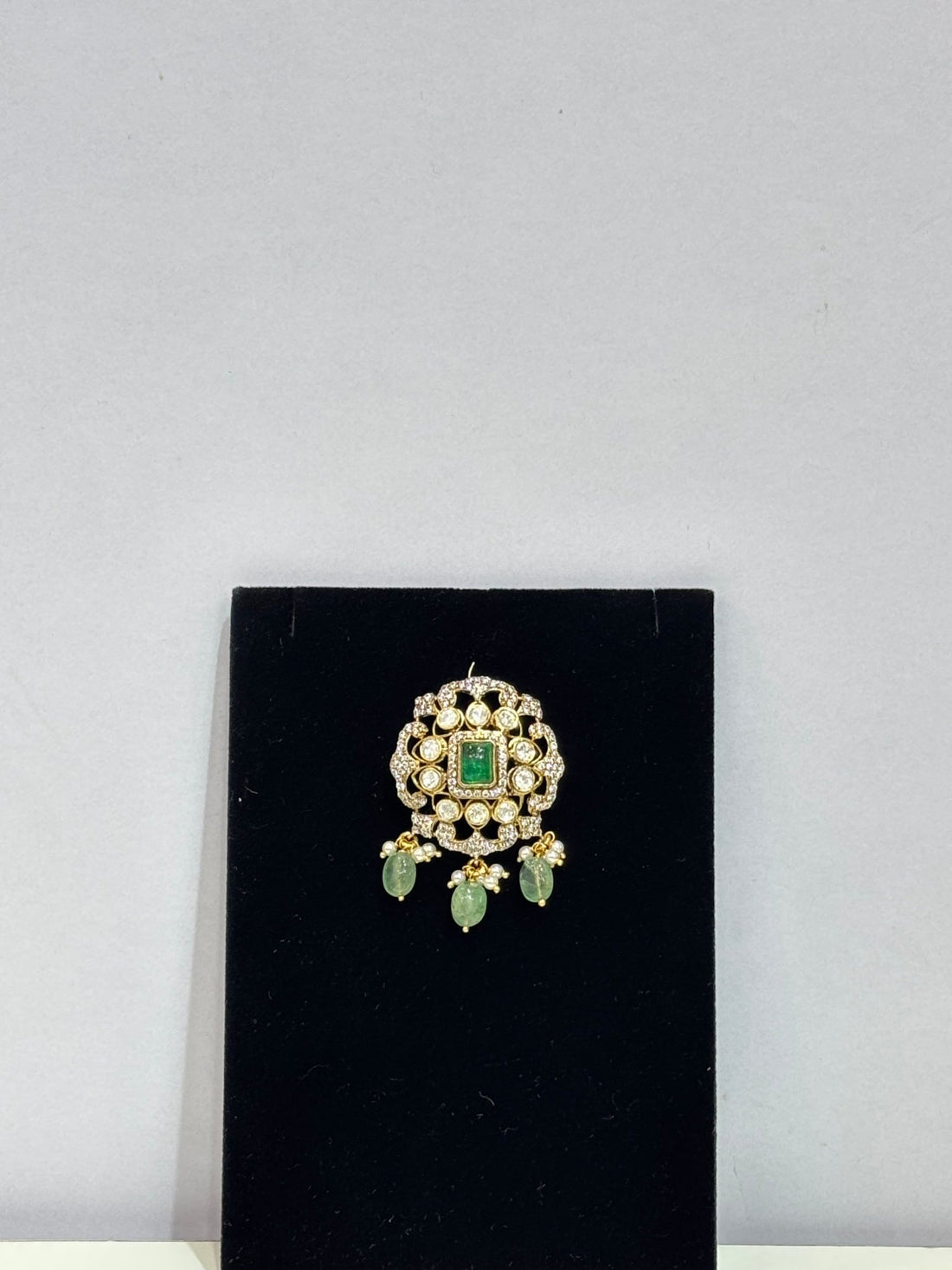 Regal Radiance Moissanite Pendant - Silverings