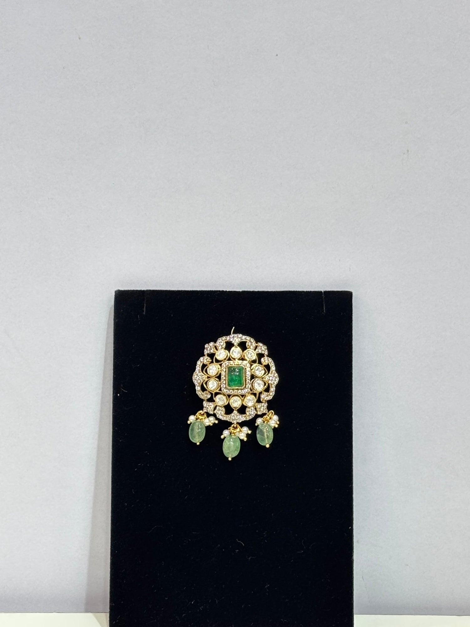 Regal Radiance Moissanite Pendant - Silverings