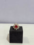 Royal Ruby Teardrop Moissanite Ring - Silverings